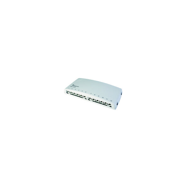 Telegärtner Mini-Verteiler Cat6A MPD12-HS RAL7035 100006998